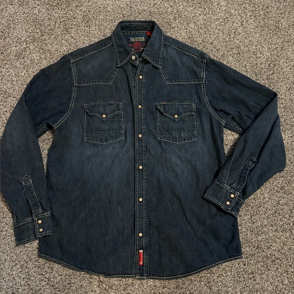 Guess Other - SHARP Guess Jeans denim western button down. Size Medium QUALITY!